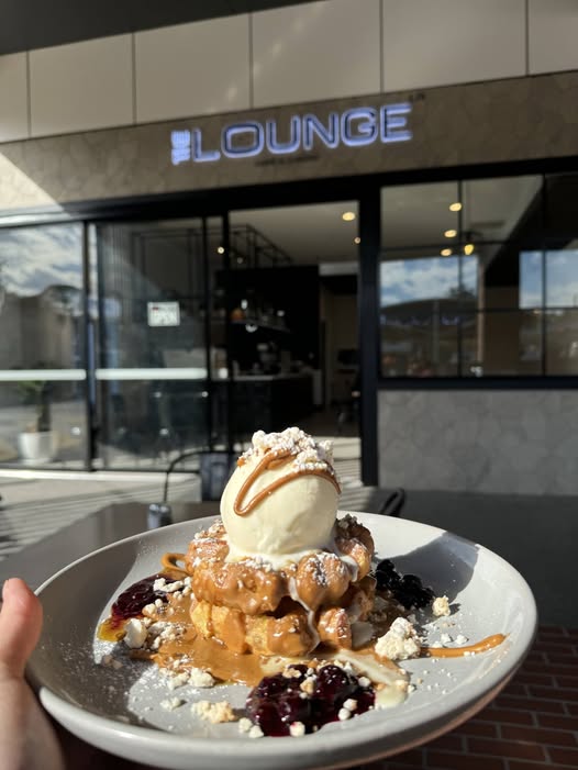 Dessert outside The Lounge Cafe and Eatery